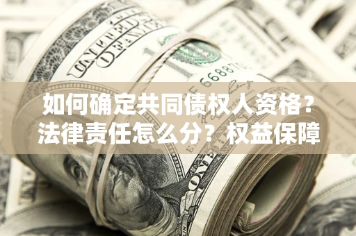 武汉如何确定共同债权人资格？法律责任怎么分？权益保障技巧揭秘！