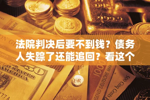 武汉法院判决后要不到钱？债务人失踪了还能追回？看这个方法！
