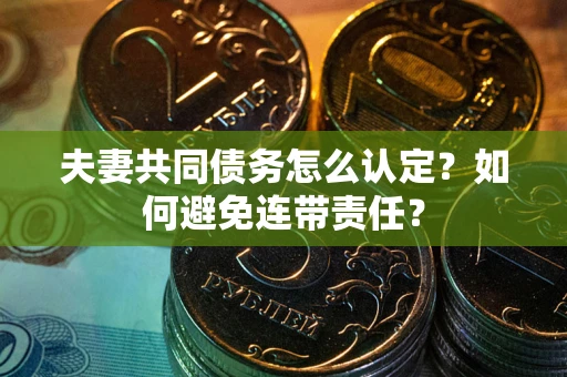 武汉夫妻共同债务怎么认定？如何避免连带责任？