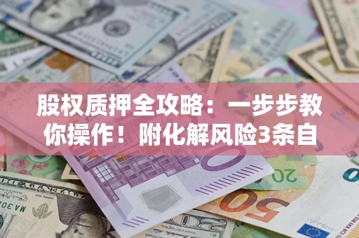 武汉股权质押全攻略：一步步教你操作！附化解风险3条自救法则