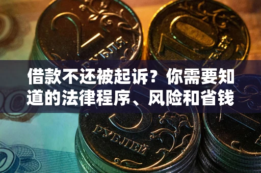 武汉借款不还被起诉？你需要知道的法律程序、风险和省钱技巧